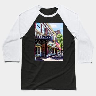 Corning NY - Movie Theatre Baseball T-Shirt